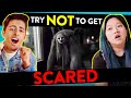 College Kids React To Try Not To Get Scared Challenge ft. Karan Brar