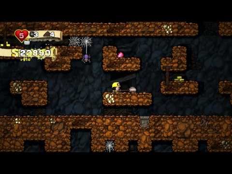 Spelunky Daily Challenge, 18th of January 2014 - This Amazing Helmet