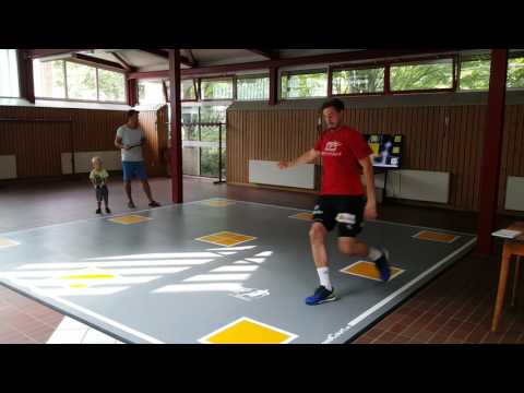 Die Eulen Ludwigshafen trainieren mit dem Speed-Court