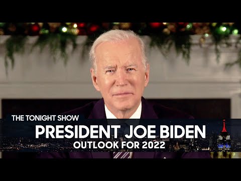 Biden ríe en el programa de Jimmy Fallon en momento más bajo de popularidad