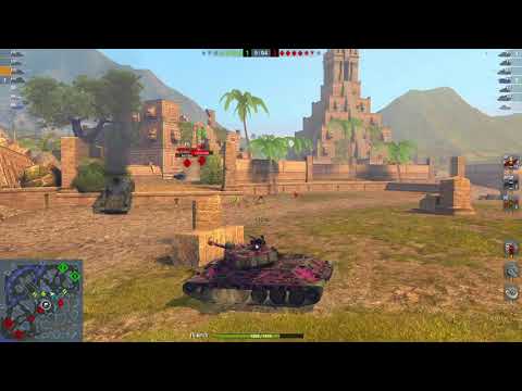 World of Tanks Blitz II IS-6 (Object 252) Aced - 1 vs 4