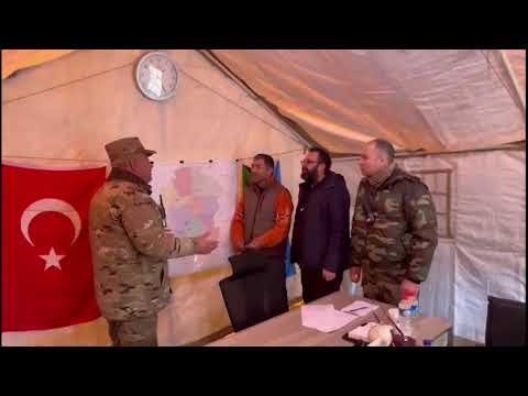 FHN-in zəlzələ bölgəsindəki qərargahında türkiyəli həmkarlarla toplantı keçirilib