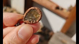 Amulet  Ochrany - Černý sluneční kámen