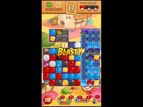 Angry Birds Blast Level 537 - NO BOOSTERS 🎈🐦🎈🐦
