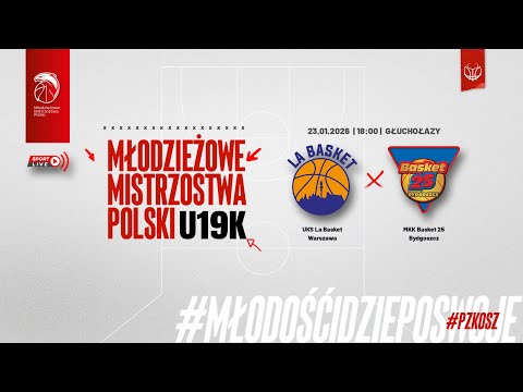 UKS La Basket Warszawa - MKK Basket 25 Bydgoszcz (1/4 MMP U19K)