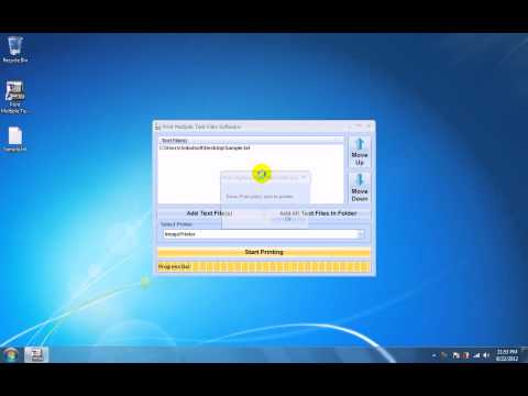 Print Multiple Text Files Software