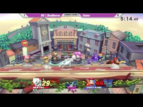 Canada Cup Gaming 2016 - HS Deathorse (Mewtwo) vs Gains (Diddy) - SSB4 WR2
