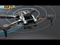 Квадрокоптер RC M5 Black − дрон з 4K і HD камерами, FPV, барометр, уникнення перешкод, 15 хв у кейсі