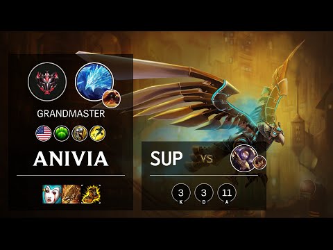 Anivia Support vs Blitzcrank - NA Grandmaster Patch 10.19