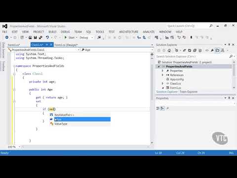 30 Properties and Fields pt 2 Programming in C Exam 70 483