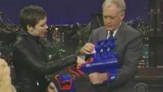 Fun toys with David Letterman