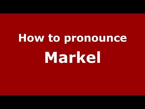 How to pronounce Markel (Russian/Russia) - PronounceNames.com