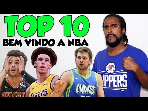 TOP 10 NOVATOS DA NBA SENDO HUMILHADOS BATIZADOS - WELCOME TO NBA PLAYS