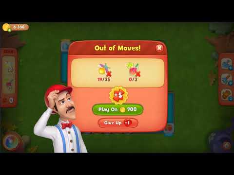 Gardenscapes Stuck Level 3580