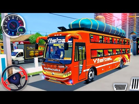 Indian Uphill Bus Simulator 3D - Extremely Risky Roads - Android GamePlay