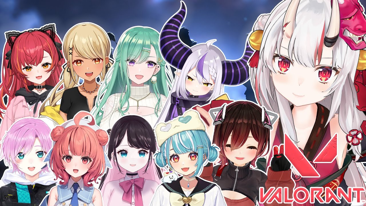 【 VALORANT 】女子カスタム参加、、いいんですか!?!?!? #にじほろすぽ