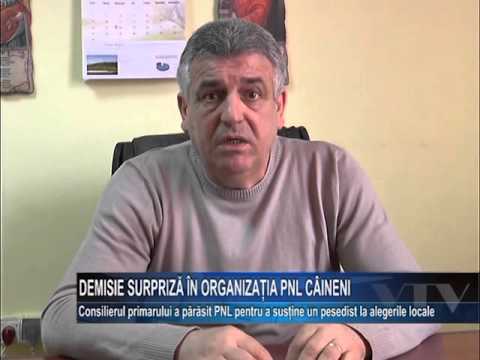 Demisie surpriza in Organizatia PNL Caineni