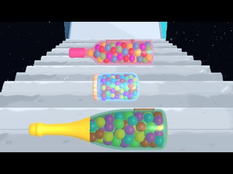 Bottle Runner Gun - Shooting Bottles Marble Rolling (All Levels Gameplay Walkthrough