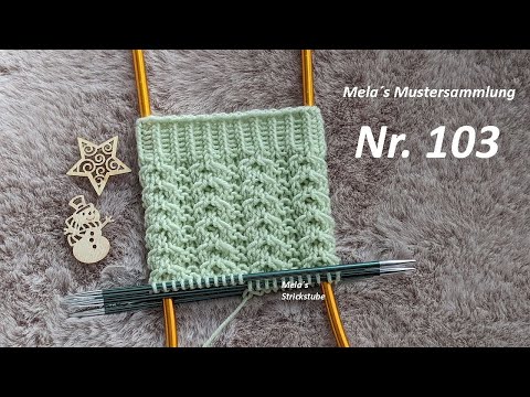 Sock pattern no. 103 - knitting pattern in rounds / knitting sock pattern