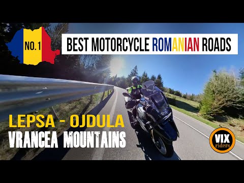 BEST MOTORCYCLE ROADS IN ROMANIA - OJDULA - LEPSA - Probably the best motorcycle road in Romania