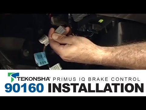Installing The Tekonsha Primus IQ Brake Control 90160