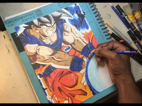 Goku ultra instinct blast (Inktober Sketch #27)