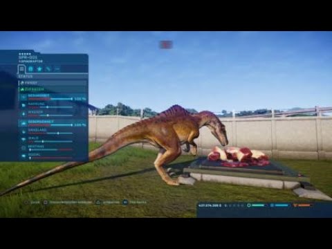 Jurassic World Evolution Funny Moments Spinoraptor talk with Goat :)