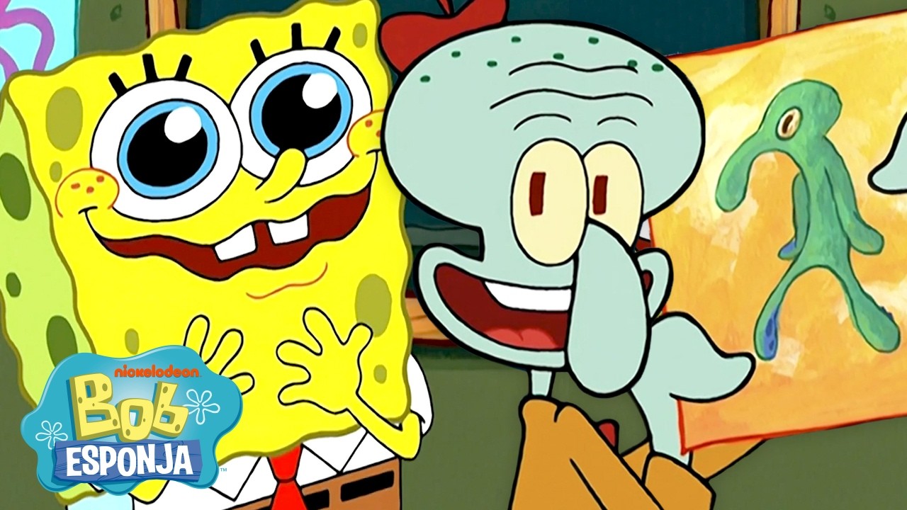 Bob Esponja | ¡Las mejores creaciones artísticas de Bob Esponja! 🎨 | 30 minutos | Español