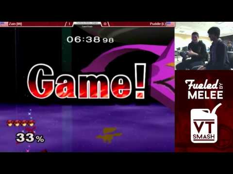 Puddle (Falco) vs. Zain (Marth) Grand Finals - Fueled by Melee 5 Singles