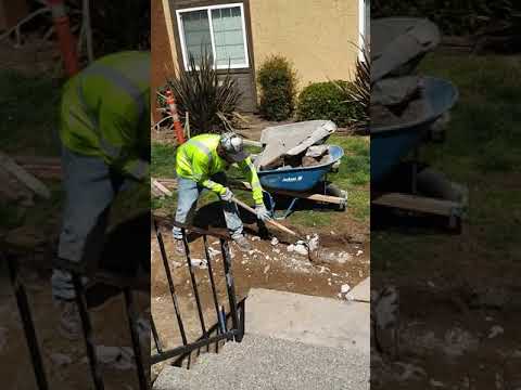 Construction workers fight on the job