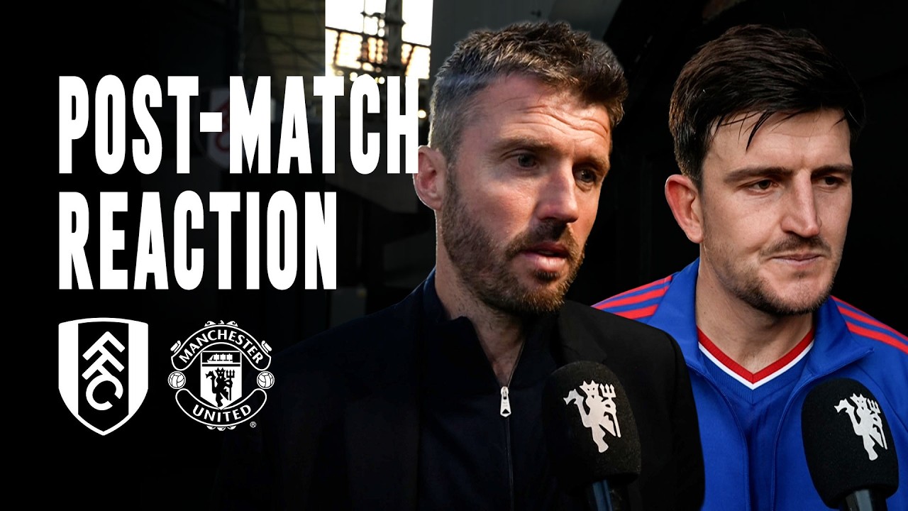 Michael Carrick & Harry Maguire Post-Fulham