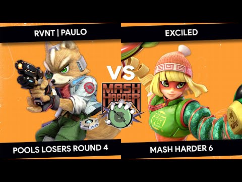 Mash Harder 6 - RVNT | Paulo (Fox) vs Exciled (Min Min) - Pools Losers Round 4