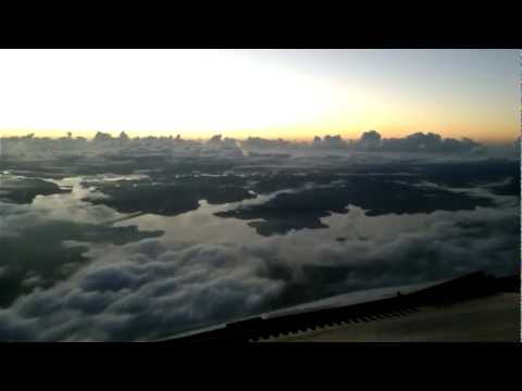 SUNRISE at SAO PAULO TERMINAL AREA & APPROACH TO SBSP. (TIMELAPSE)