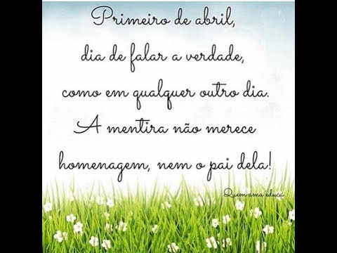 Infelizmente esse vídeo não é uma pegadinha de "primeiro de abril"...