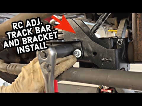 Rough Country Jeep Wrangler JK Adjustable Front Track Bar and Bracket Installation