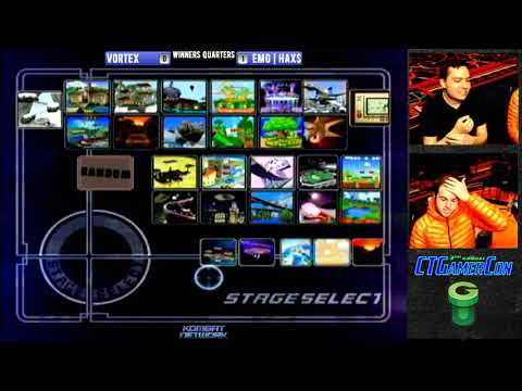 CT GamerCon 3 SSBM - vortex (Sheik) vs. EMG | Hax$ (Fox) - Melee WQF