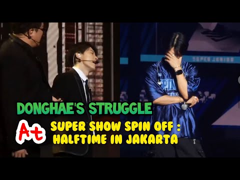 DONGHAE'S STRUGGLE TO FINISH THE CONCERT EVEN THOUGH HIS BACK HURTS