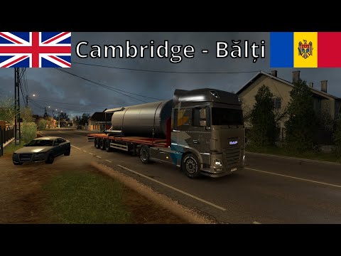 Euro Truck Simulator 2 | ProMods 2.51 | Cambridge (GB) - Bălți (MD) [Timelapse]