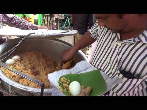 Anda (Egg) Chicken Biryani | Vellore Tamil Nadu India Street Food Video