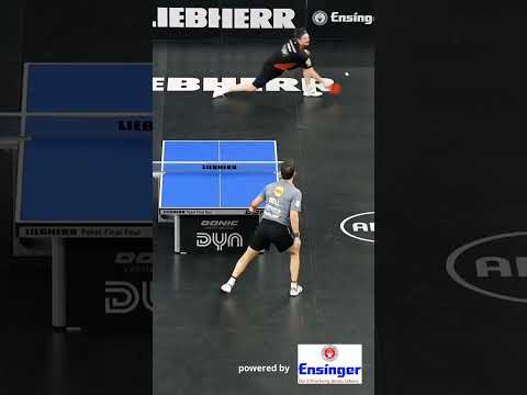 🤯 Best point of the German Cup Final - Timo Boll let his opponent run