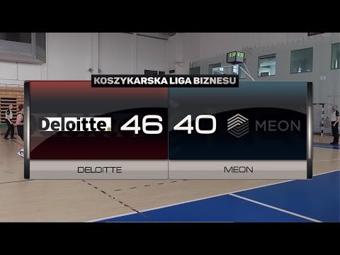 Deloitte vs Meon - XIII kolejka - Poznań - Koszykarska Liga Biznesu