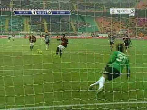 AC Milan 4 0 Siena HQ Calcio Serie A  17/01/2010