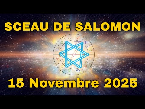 CELESTIAL HARMONIES: THE SEAL OF SOLOMON OF NOVEMBER 15, 2025 DECIPHERED IN THE LIGHT OF ASTROLOGY