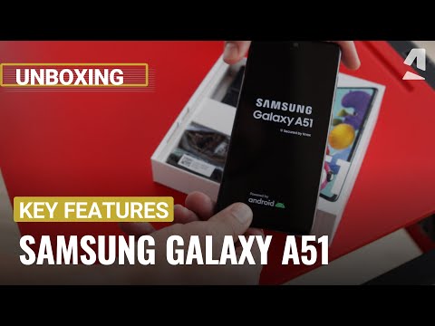 Samsung Galaxy A51 unboxing and key features