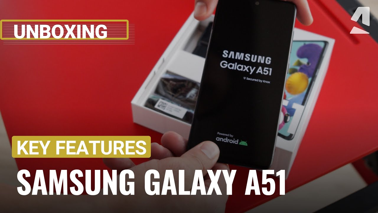 Samsung Galaxy A51 unboxing and key features