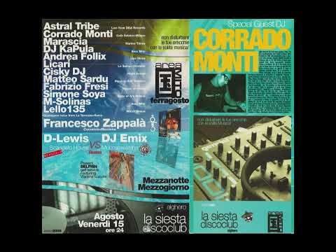 Corrado Monti @ La SIESTA (Alghero) - Agosto 2003 - Electronic & Techno Music