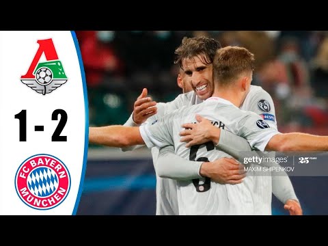 Lokomotiv Moscow vs Bayern Münich 1-2 Highlights | Lokomotiv Moskova 1-2 Bayern München Highlights
