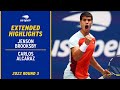 Jenson Brooksby vs. Carlos Alcaraz Extended Highlights | 2022 US Open Round 3