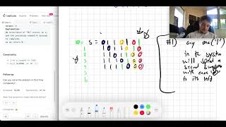 YouTube video 'Leetcode 2380. Time Needed to Rearrange a Binary String'