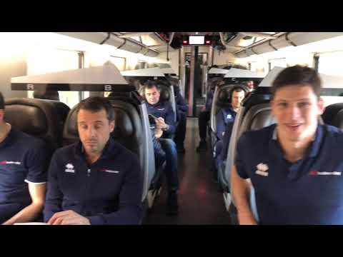 In treno verso Latina